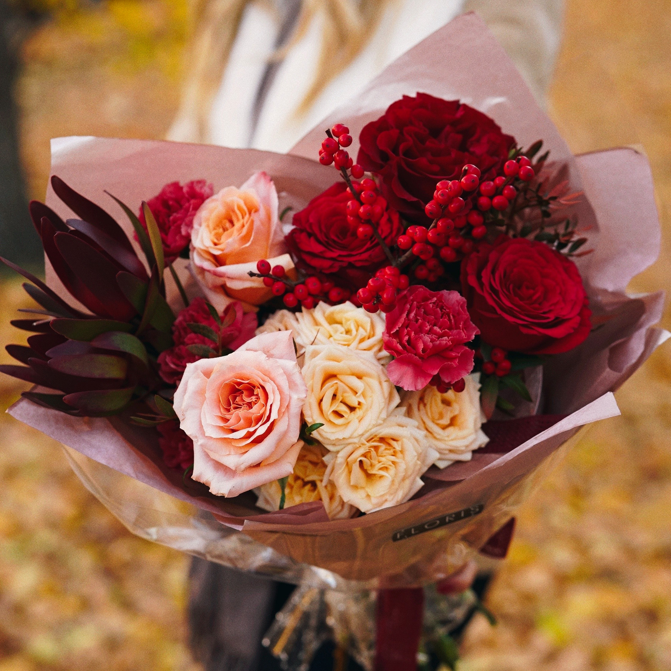 Multi-color roses