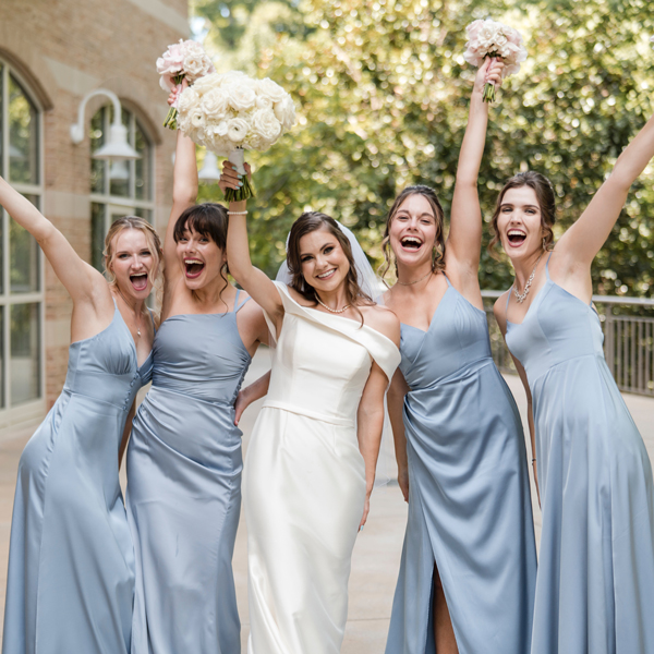 bridesmaids with bride 1