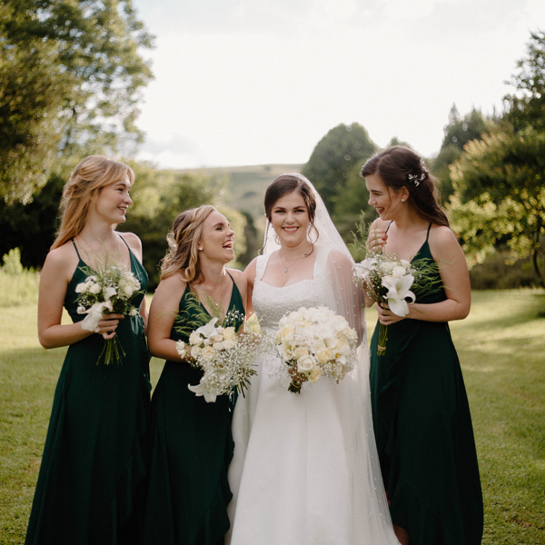 bridesmaids with bride 2