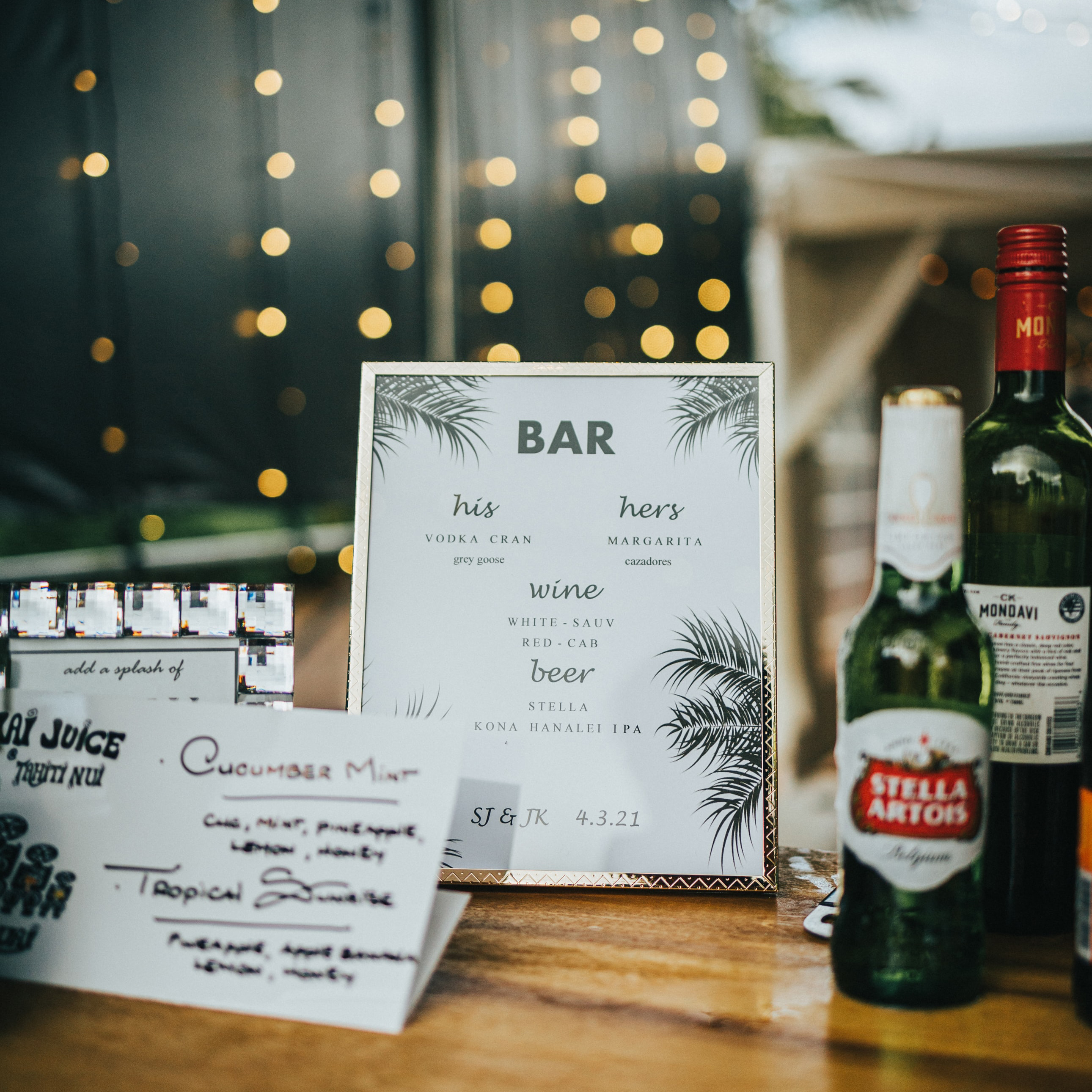 wedding bar