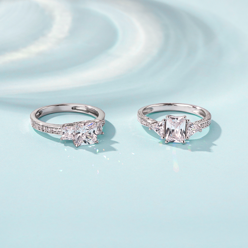 three stone engagement rings-cover