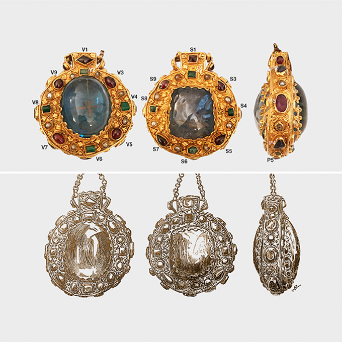 3. The Blue Sapphire of Charlemagne:
