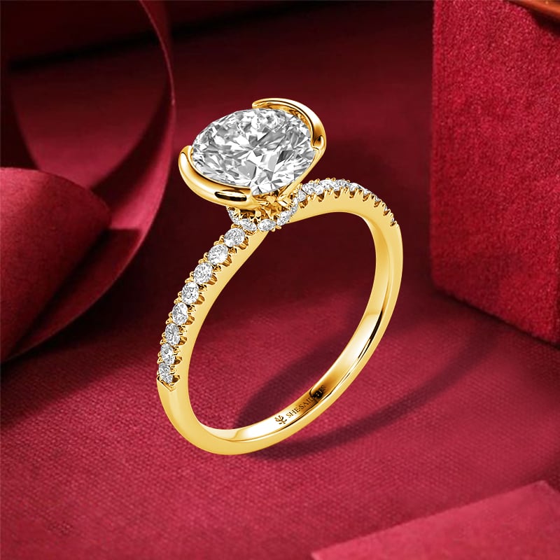 side-stone engagement ring cover
