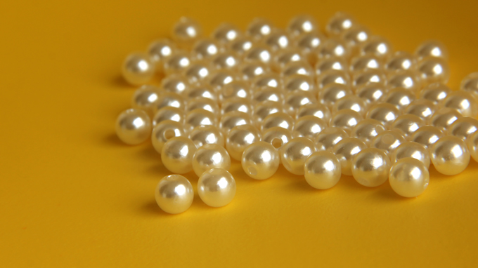 lustrous pearls