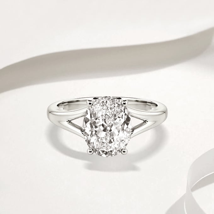 OVAL-CUT SOLITAIRE RING