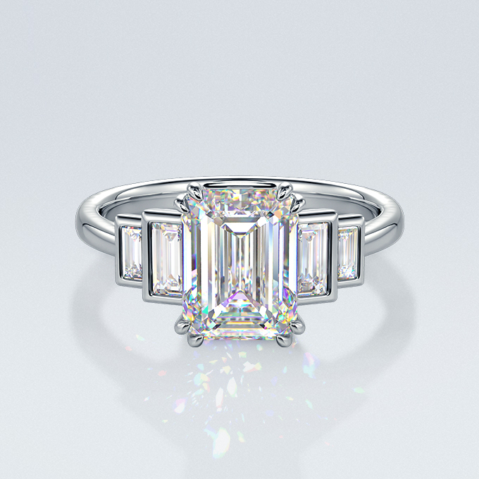 emerald-cut ring