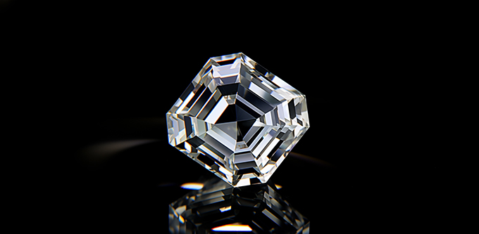 asscher-cut diamond