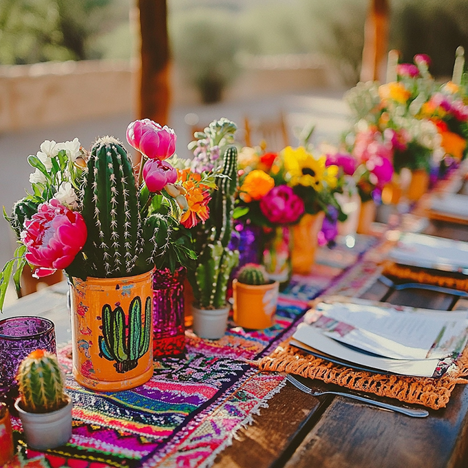 Fiesta-Inspired-Floral-Arrangements