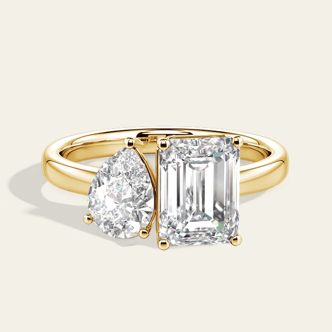 two-stone engagement ring