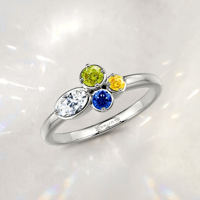 gemstone promise ring