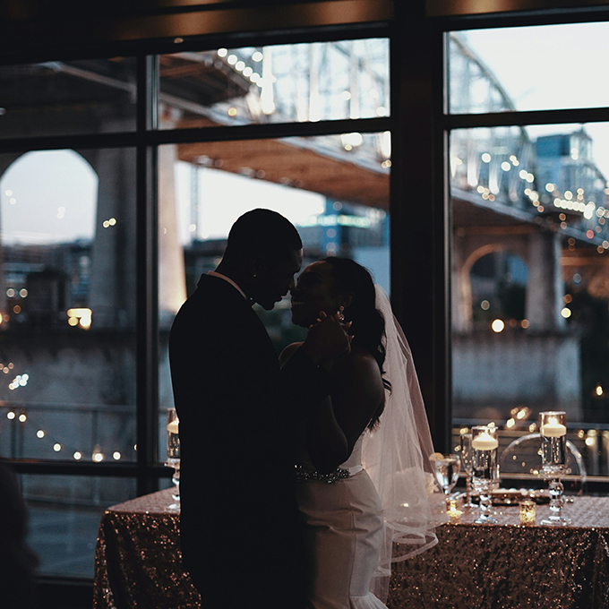 first dance on American wedding reception