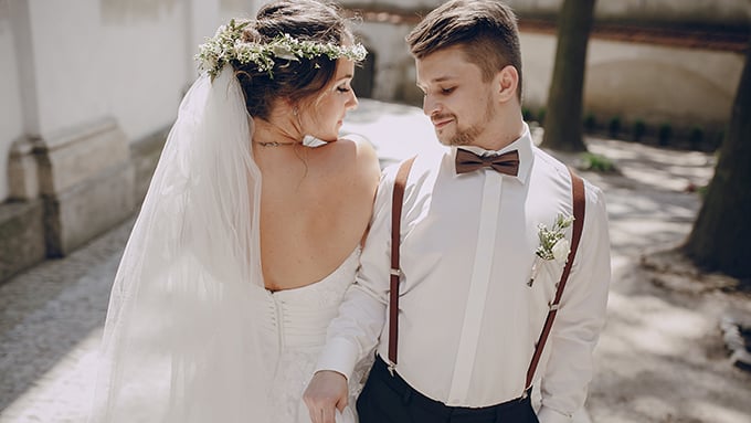 dancing on a wedding ceremony