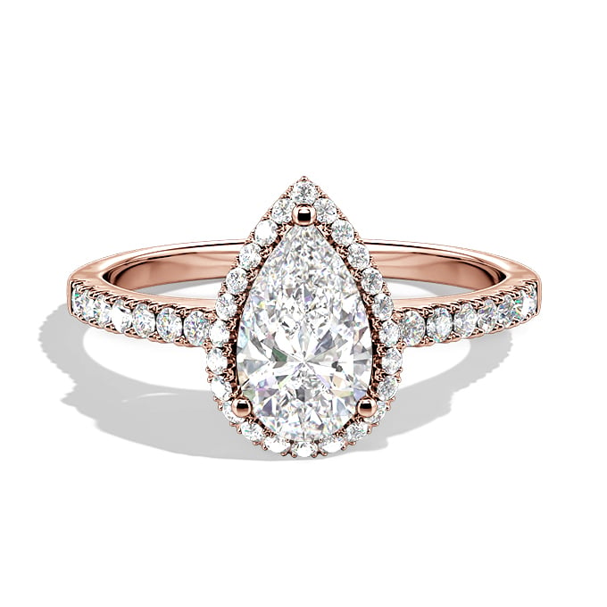 pear-cut ring