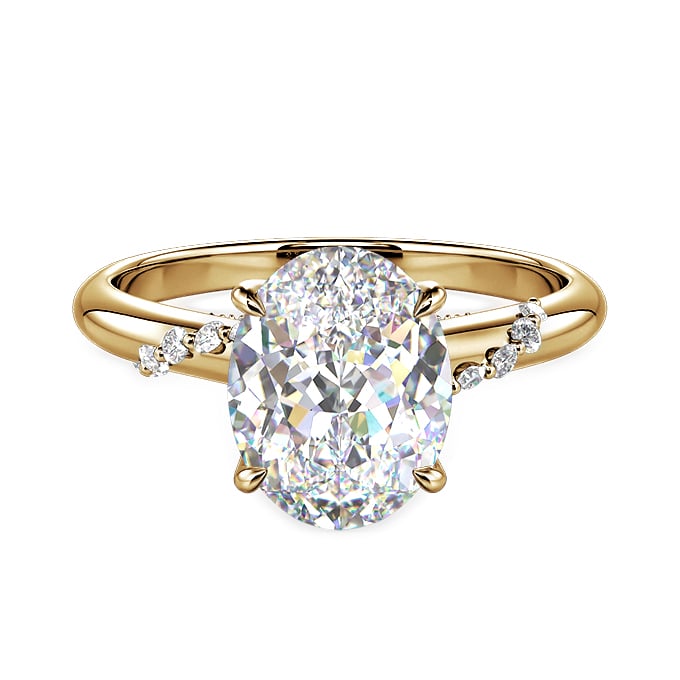 oval cut engagement ring