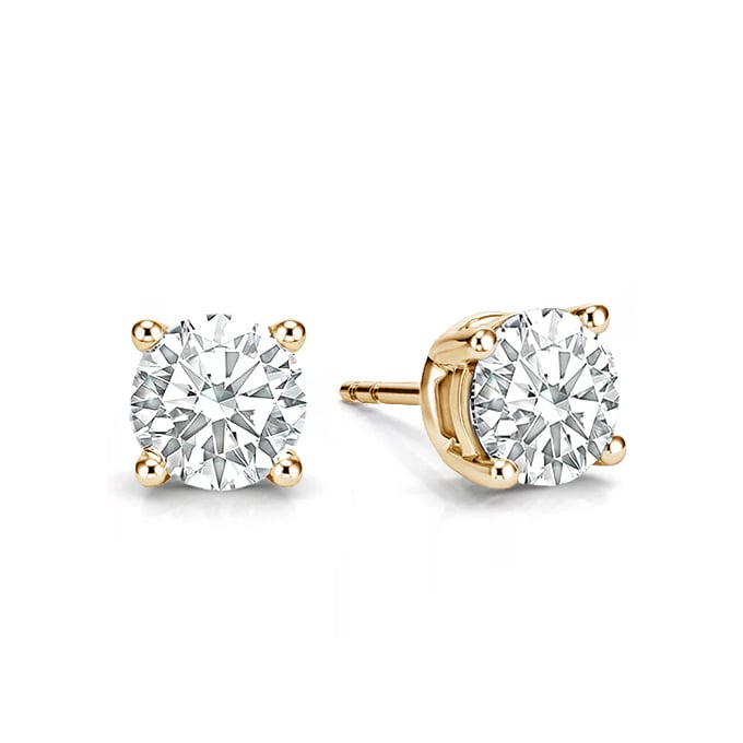 moissanite stud earrings