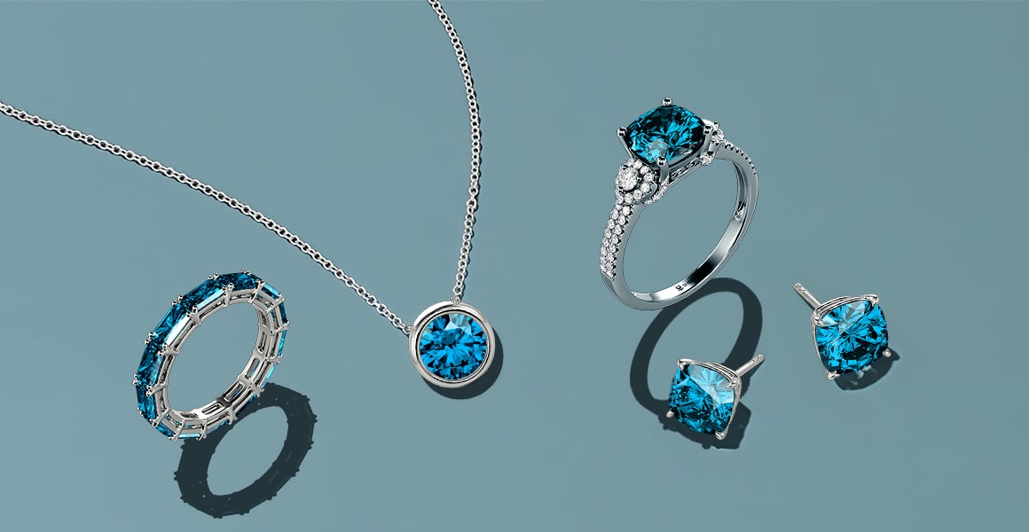 blue topaz jewelry