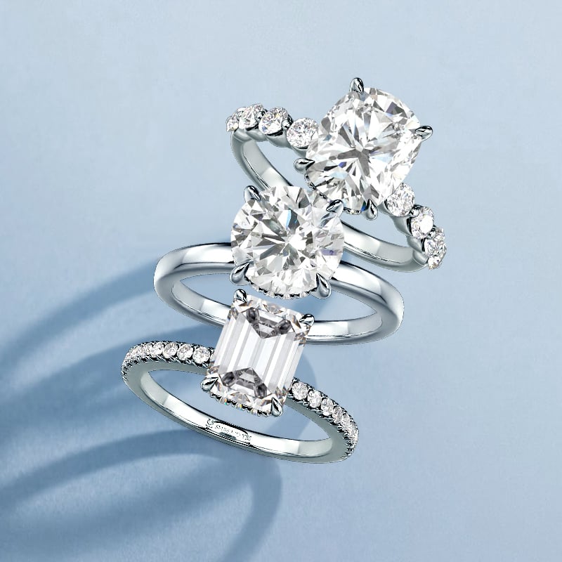 side stone engagement rings