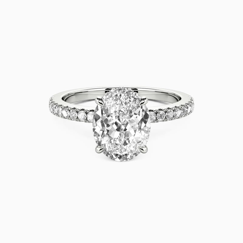 oval cut engagement ring