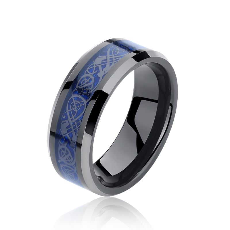 tungsten carbide men's wedding band