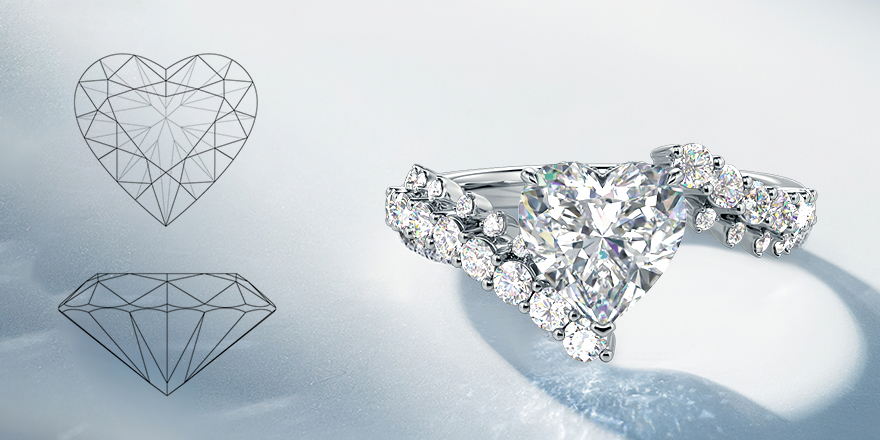 heart-cut diamond