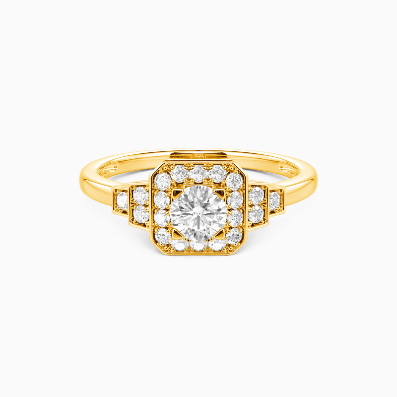 halo engagement ring