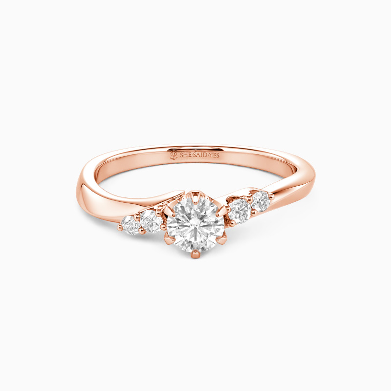 rose gold promise ring