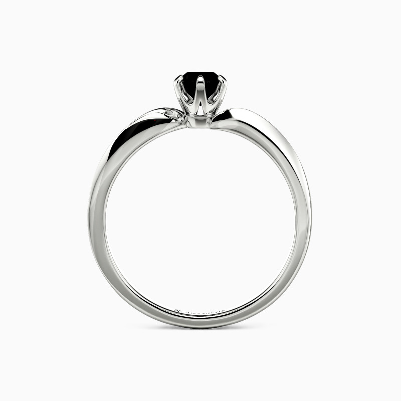 0.3ct onyx engagement ring