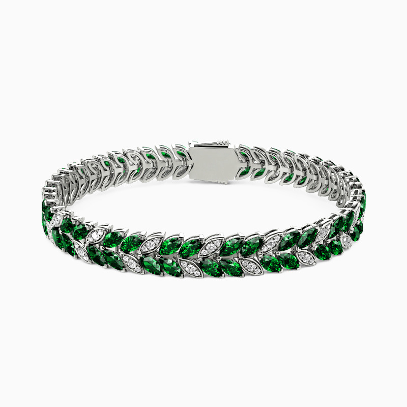 emerald tennis bracelet