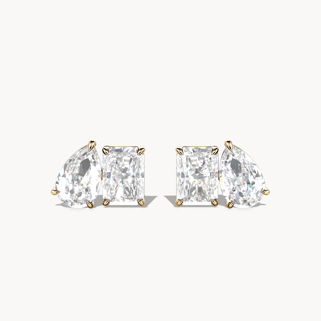 classic toi et moi stud earrings