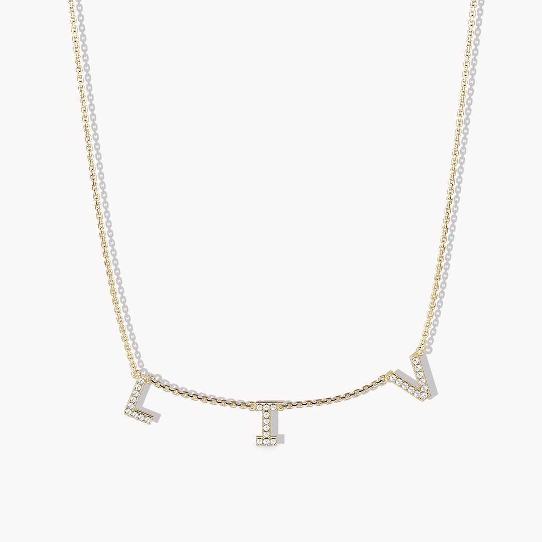 meaningful graduation gifts—initial necklace