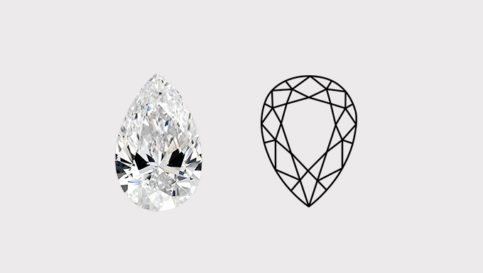 pear-cut diamond