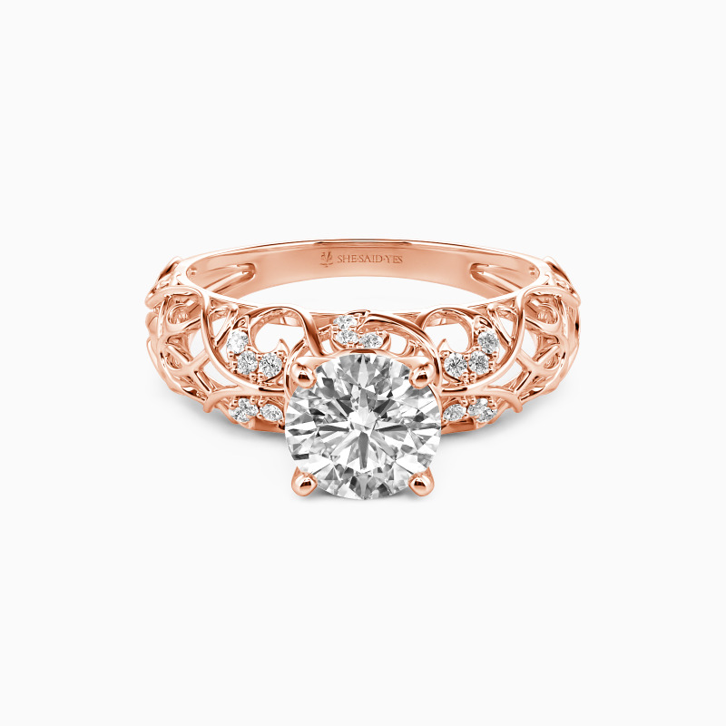 nature-inspired engagement ring