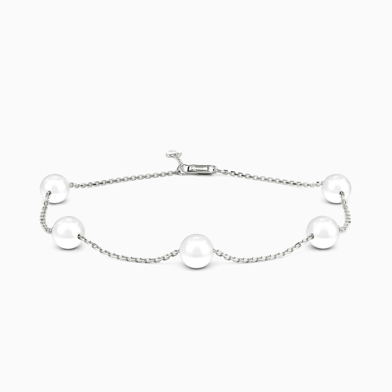 tin  cup pearl bracelet