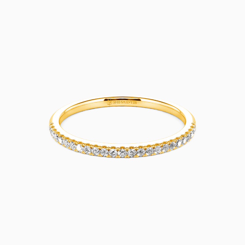 classic pavé band