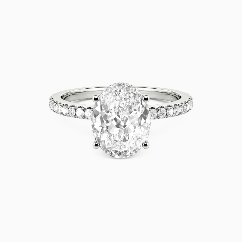 oval-cut engagement ring 