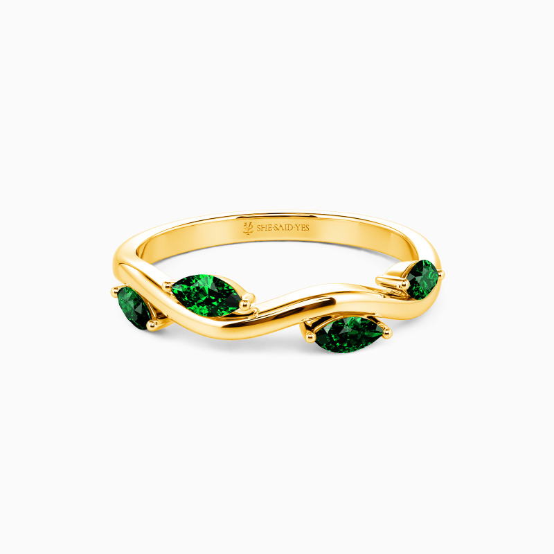 nature-inspired wedding band