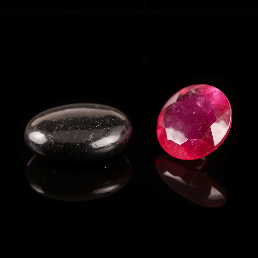 the birthstones of July: ruby and onyx