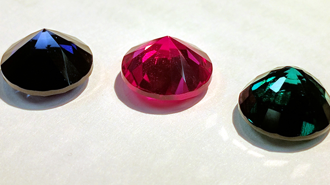 sapphires with different colors