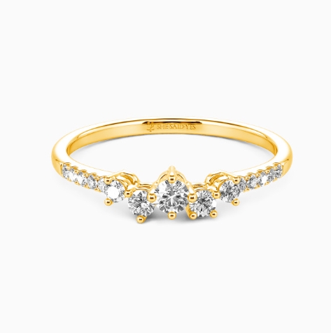 Stackable Dainty birthstone ring