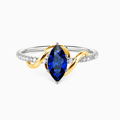 Sapphire promise ring