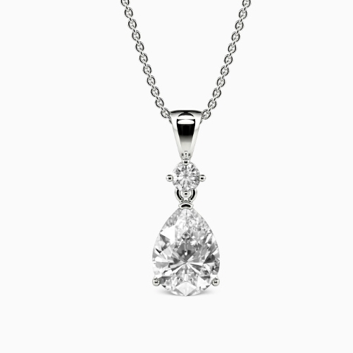 Hidden diamond pendant