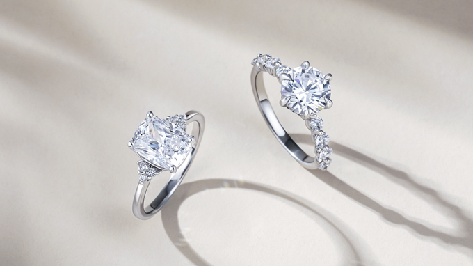 side-stone rings