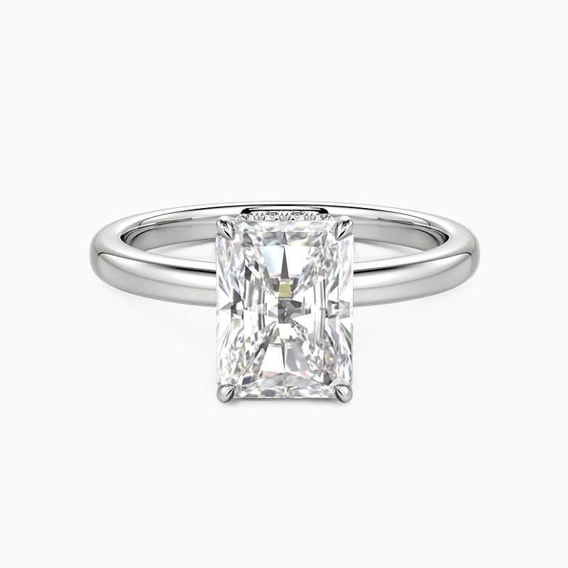 lab-grown diamond engagement ring