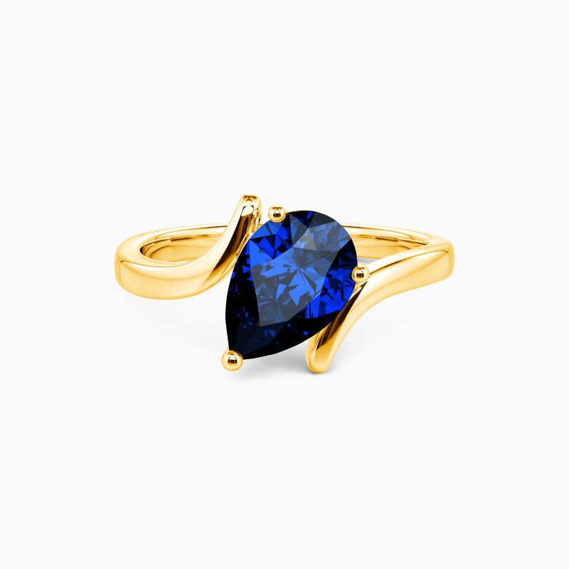 September birthstone jewelry: sapphrie solitaire ring