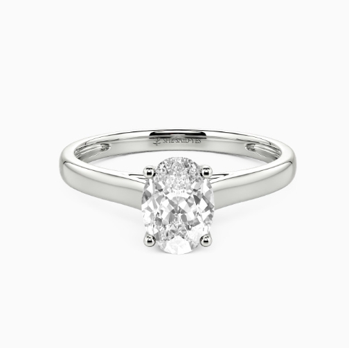 "Love Story" 1.5ct Oval Cut Solitaire Engagement Ring