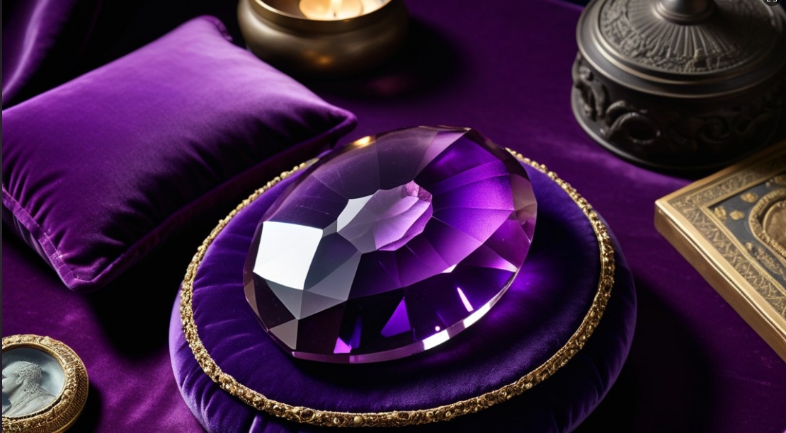 Amethyst and ancient artifacts alike emanate historical significance