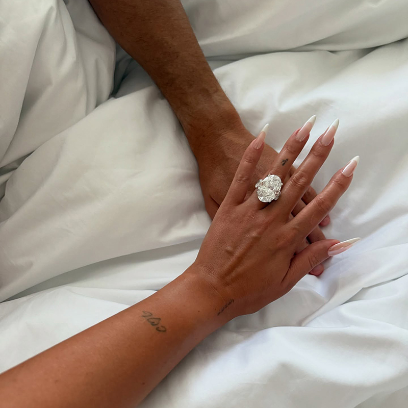 Georgina Rodriguez engagement ring
