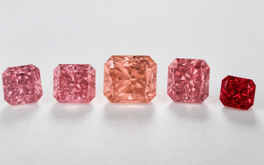 Pink diamond color