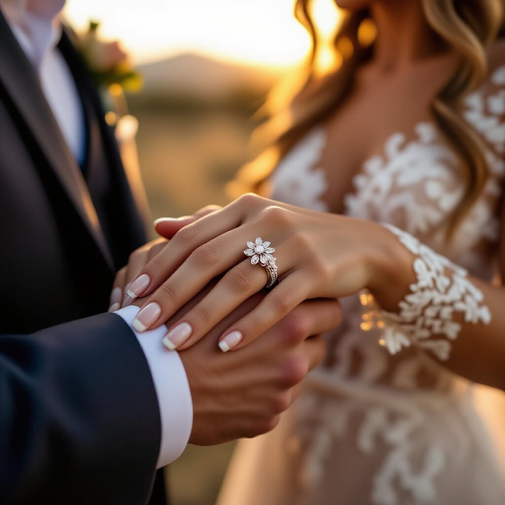 What Does a Flower Engagement Ring Mean?