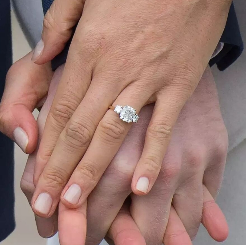 Meghan Markle’s cushion Engagement Ring